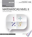 Manual. Competencia clave. Matemáticas nivel II (FCOV23). Formación complementaria