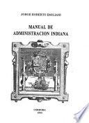 Manual de administración indiana