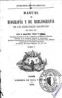 Manual de biografía y de bibliografía de los escritores españoles del siglo 19