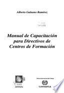 Manual de capacitación para directivos de centros de formación