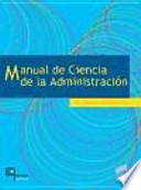 Manual de ciencia de la administración