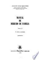 Manual de derecho de familia