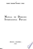 Manual de derecho internacional privado