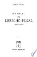 Manual de derecho penal