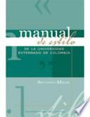 Manual de Estilo de la Universidad Externado de Colombia