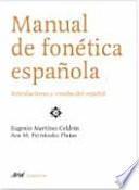 Manual de fonética española