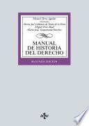 Manual de Historia del Derecho