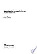Manual de las lenguas indígenas sudamericanas