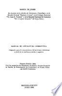 Manual de literatura correntina
