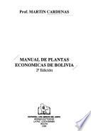 Manual de plantas económicas de Bolivia