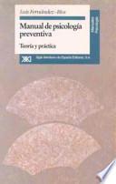 Manual de psicología preventiva