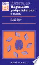 Manual de urgencias psiquiátricas