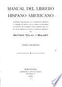 Manual del librero hispano-americano