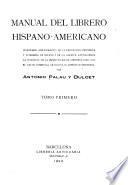 Manual del librero hispano-americano
