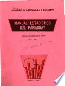 Manual estadistico del Paraguay 1962-1969