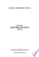 Manual historia de Pasto