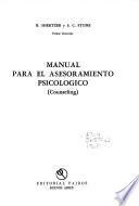 Manual para el asesoramiento psicológico (counseling)