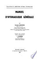Manuel d'hydraulique générale