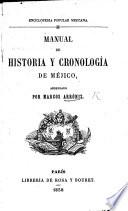 Manuel de historia y cronología de Méjico
