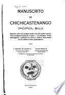 Manuscrito de Chichicastenango (Popol buj).