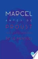 Marcel antes de Proust