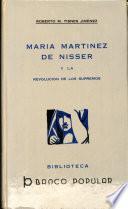 María Martínez de Nisser y la revolución de los supremos