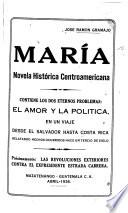 María, novela hisórica Centroamericana