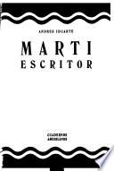 Martí, escritor