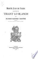 Martín Juan de Galba coautor de Tirant lo Blanch