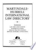 Martindale-Hubbell International Law Directory