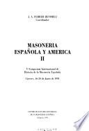 Masonería española y América