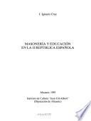 Masonería y educación en la II República Española