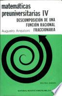 matematicas preuniversitarias IV