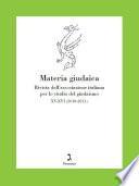 Materia Giudaica XV-XVI (2010-2011)
