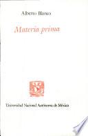 Materia prima