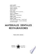 Materiales dentales restauradores