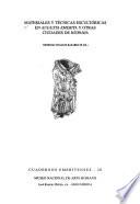 Materiales y técnicas escultóricas en Augusta Emérita y otras ciudades de Hispania