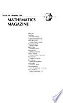 Mathematics Magazine
