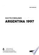 Matrizinsumoproducto Argentina 1997