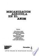 Mecanización agrícola en el Ande