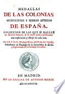 Medallas de las colonias, municipios, y pueblos antiquos de España