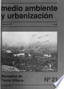 Medio ambiente y urbanización