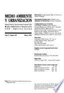 Medio ambiente y urbanización