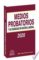 MEDIOS PROBATORIOS Y SU IDONEIDAD EN MATERIA LABORAL 2020