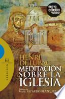 Meditación sobre la Iglesia