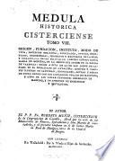 Medula Historica Cisterciense
