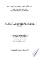 Mejorar la docencia universitaria