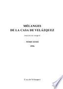 Mélanges de la Casa de Velázquez