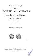Mémoires de la société des sciences naturelles et archéologiques de la Creuse, Guberet