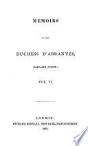Memoirs of the Duchess of D'Abrantès